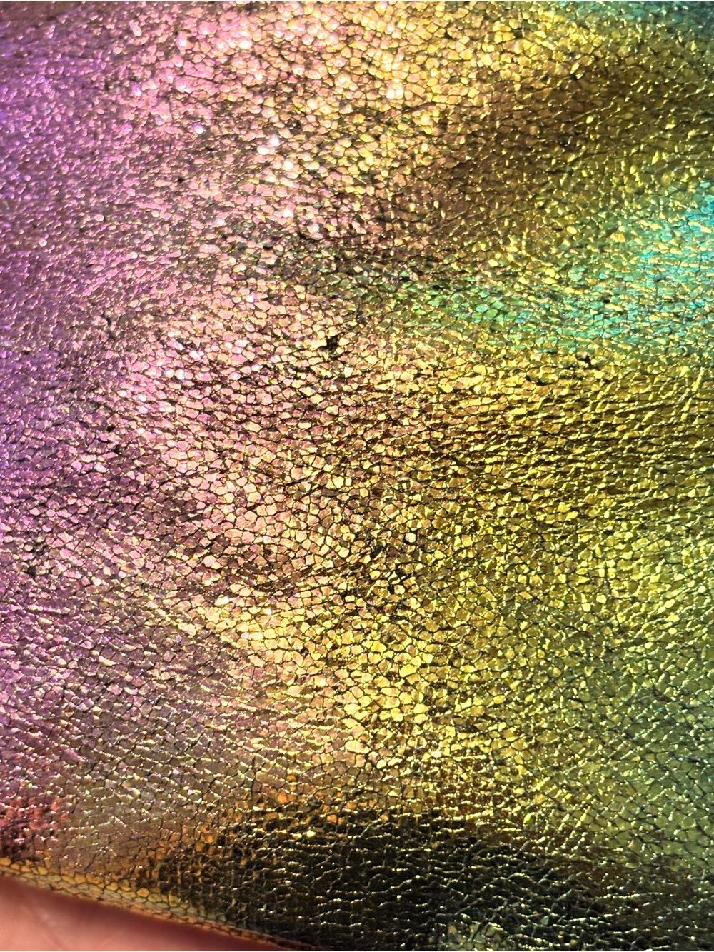 Rare Converse Metallic Iridescent Rainbow Ombre Crossbody/Belt Bag - Picture 7 of 7